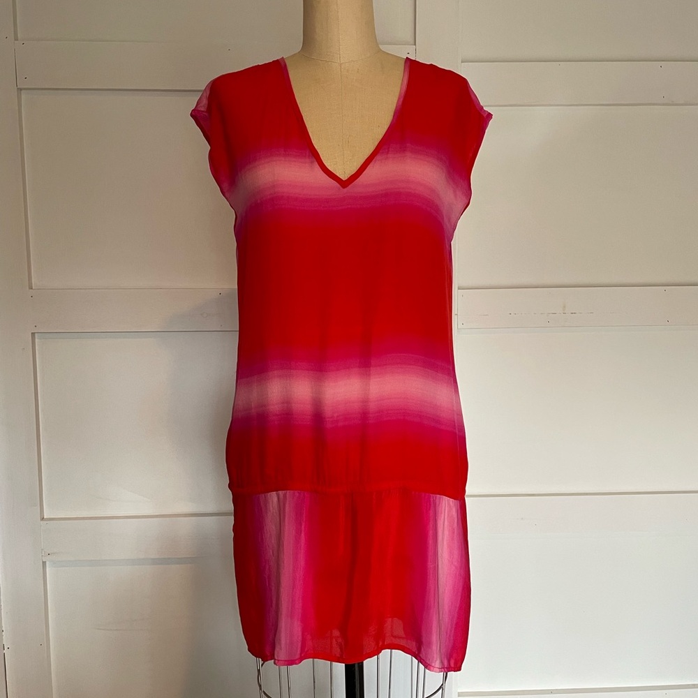 Vibrant Pink Ombre Dress